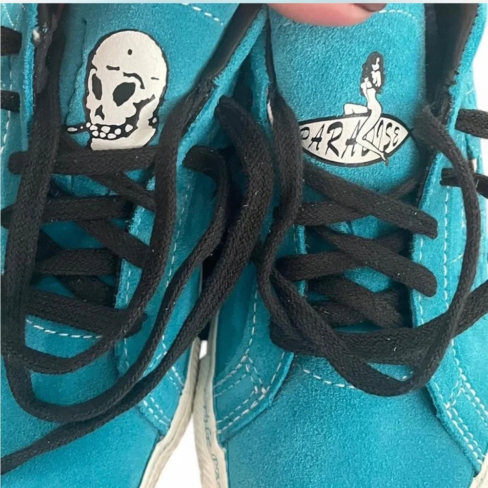 NWOT Unisex Converse Paradise Sean Pablo One Star Pro Ox Blue shoes. - Picture 8 of 8